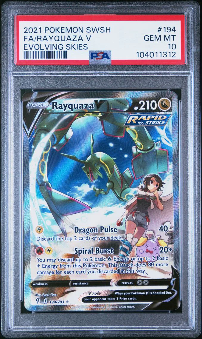 2021 #194 Full Art/Rayquaza V PS