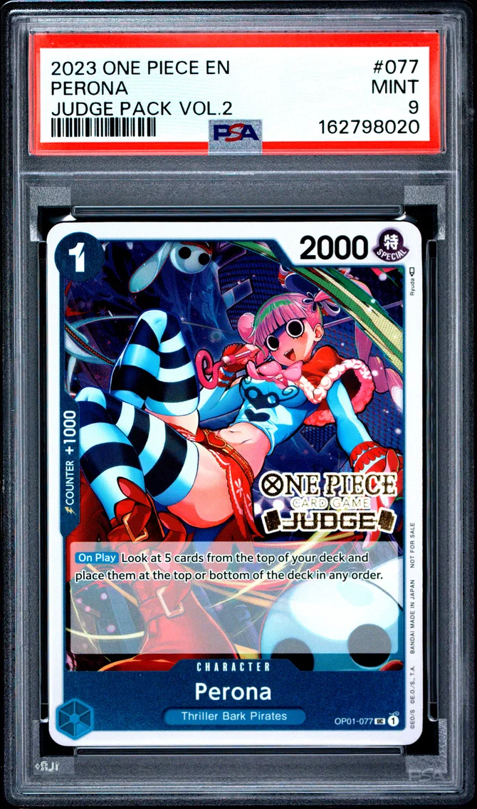 2023 #077 Perona PSA 9 One Piece Judge Pack Volume 2