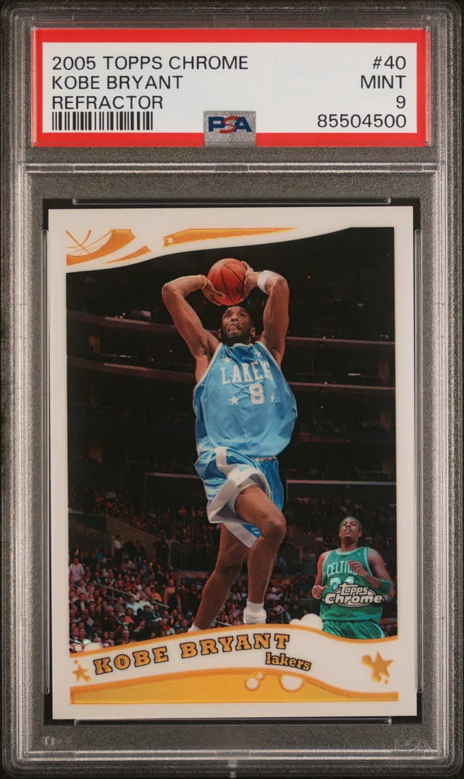 2005 #40 KOBE BRYANT PSA 9 Topps Chrome