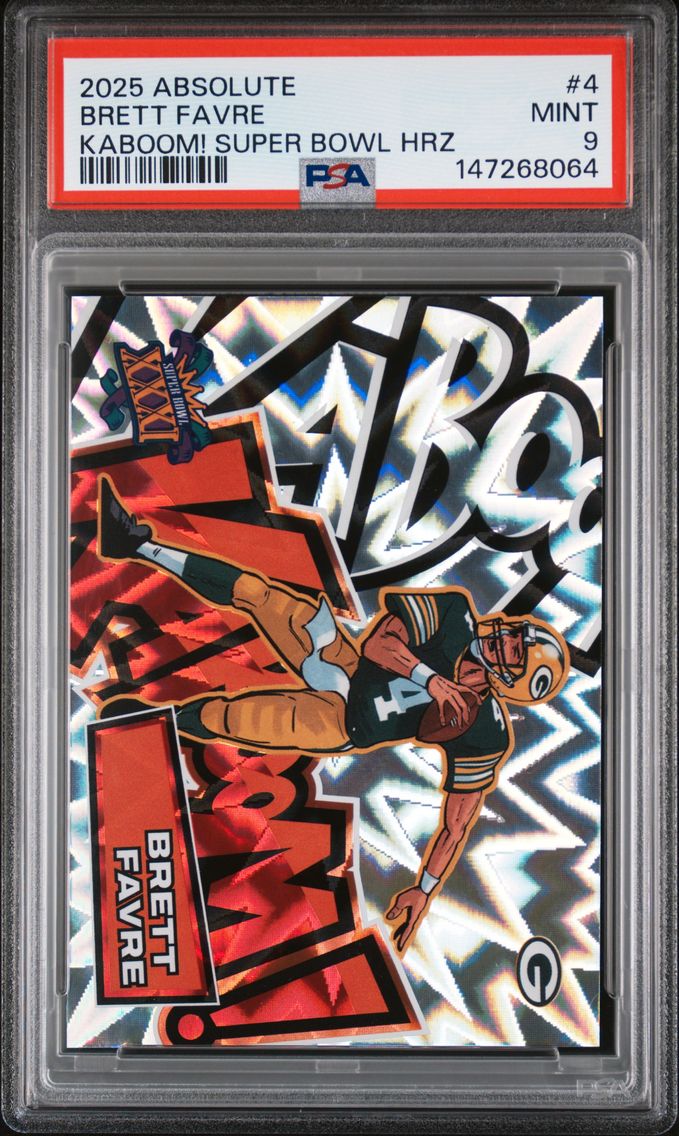 2025 #4 Brett Favre PSA 9 Panini