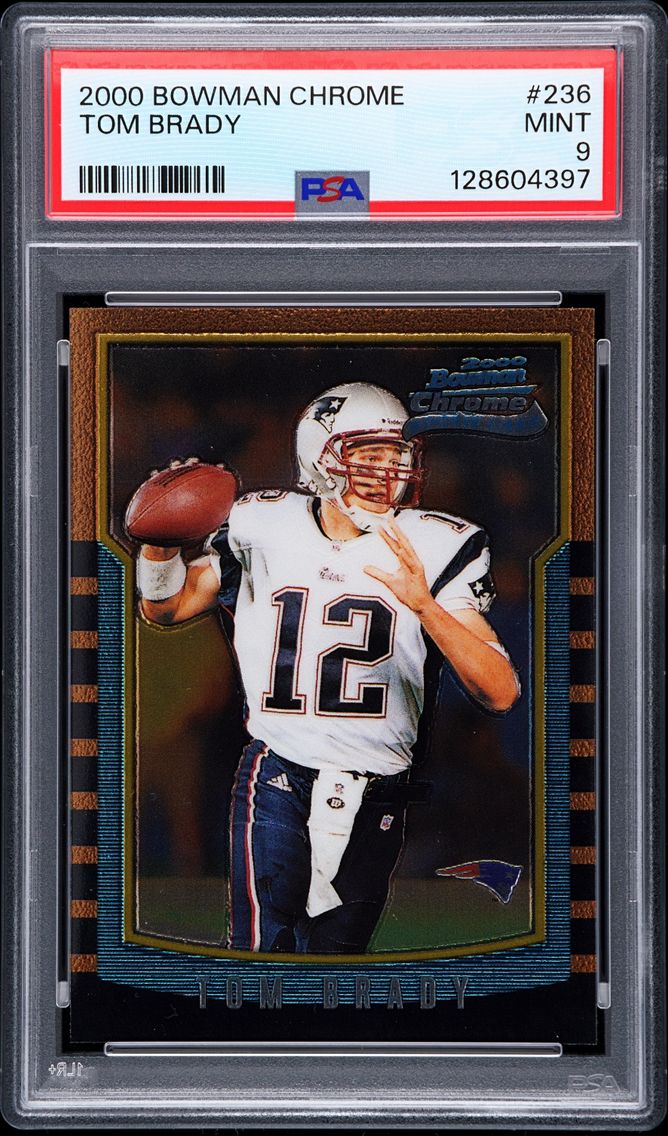 2000 #236 Tom Brady PSA 9 Bowman