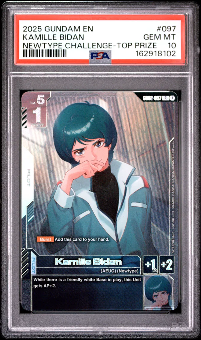 2025 #097 Kamille Bidan PSA 10 Gundam Promos