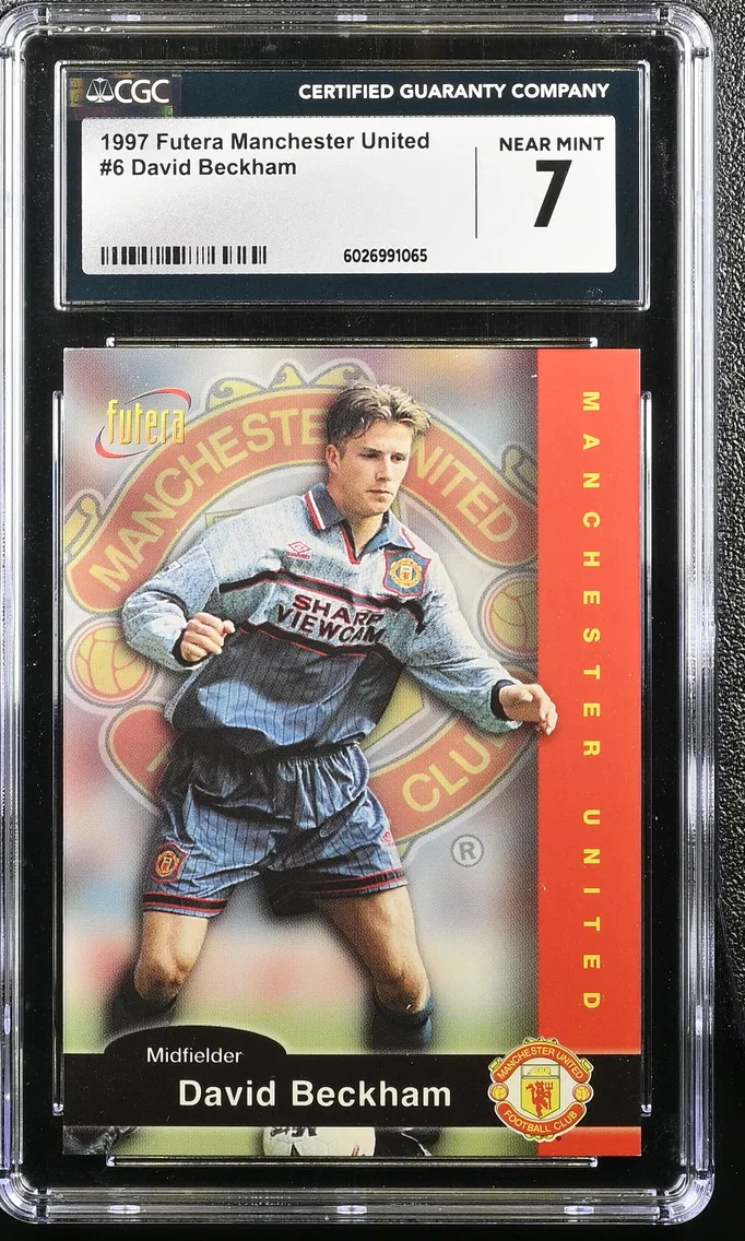 1997 #06 David Beckham CGC 7 Futera Manchester United