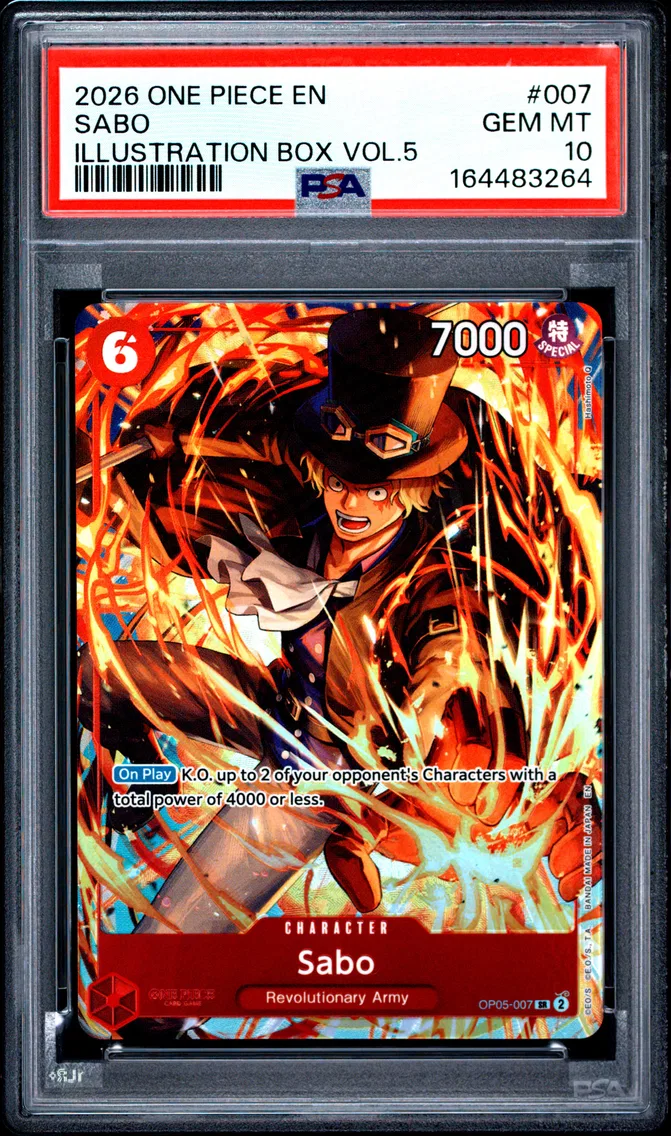 2026 #007 Sabo PSA 10 One Piece Promos