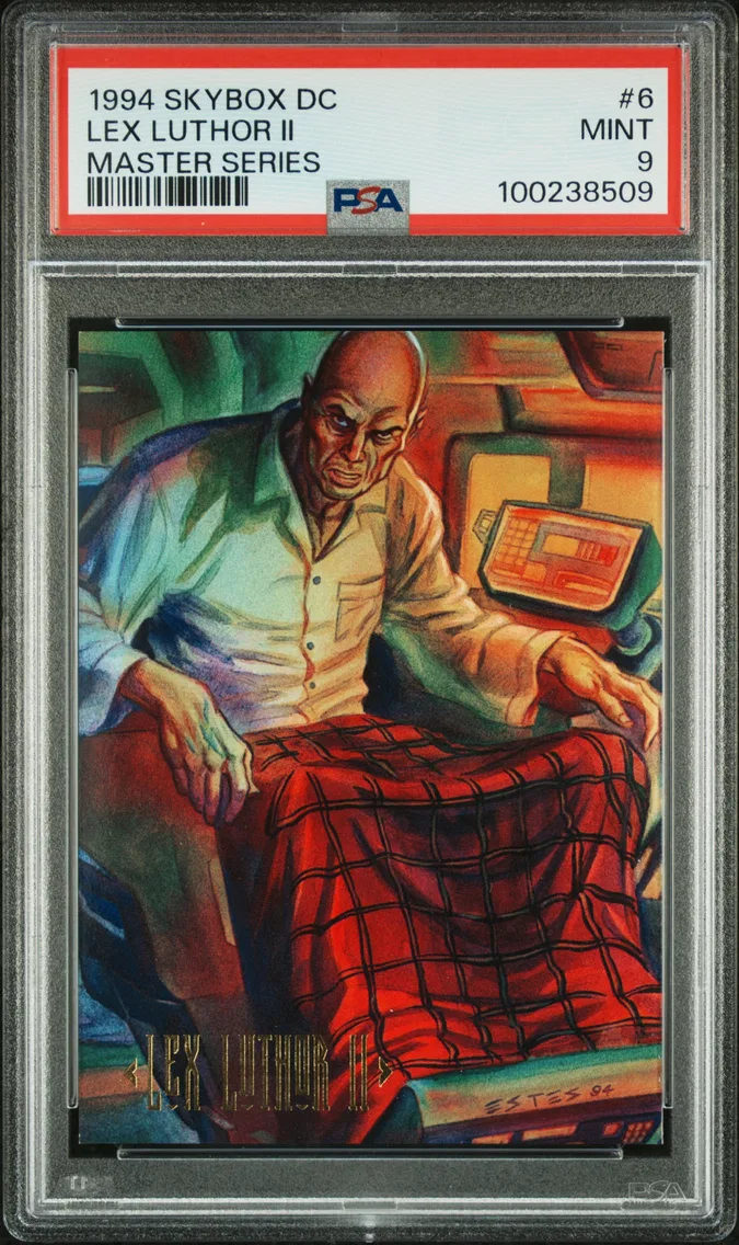 1994 #6 Lex Luthor II PSA 9 Skybox DC Master Series