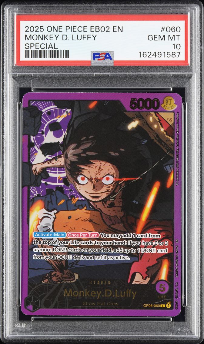 2025 #060 Monkey D. Luffy PSA 10