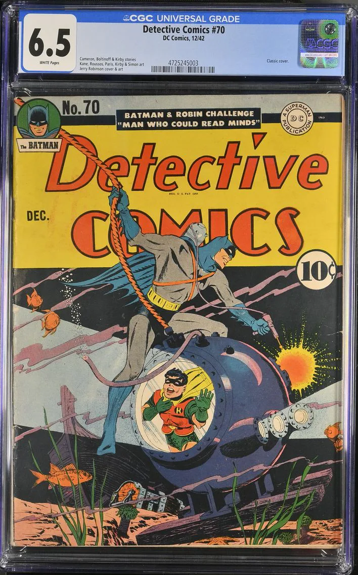 1942 Detective Comics #70 CGC 6.5 DC Comics