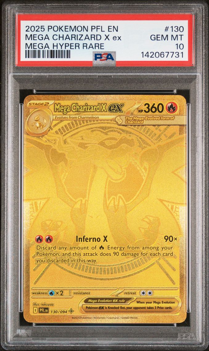 2025 #130 Mega Charizard X EX PS