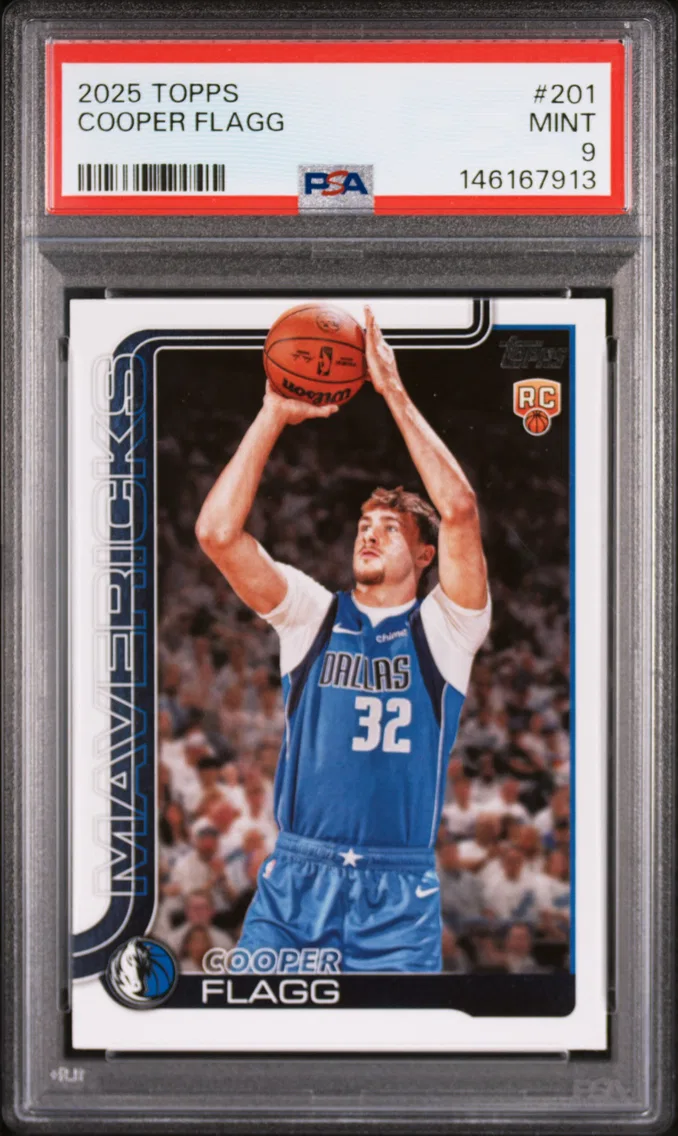 2025 #201 Cooper Flagg PSA 9 Topps