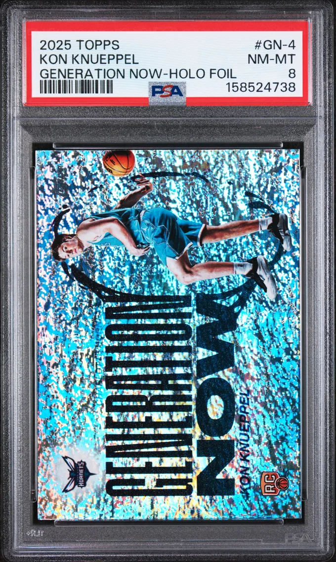 2025 #GN-4 Kon Knueppel PSA 8 Topps Generation Now