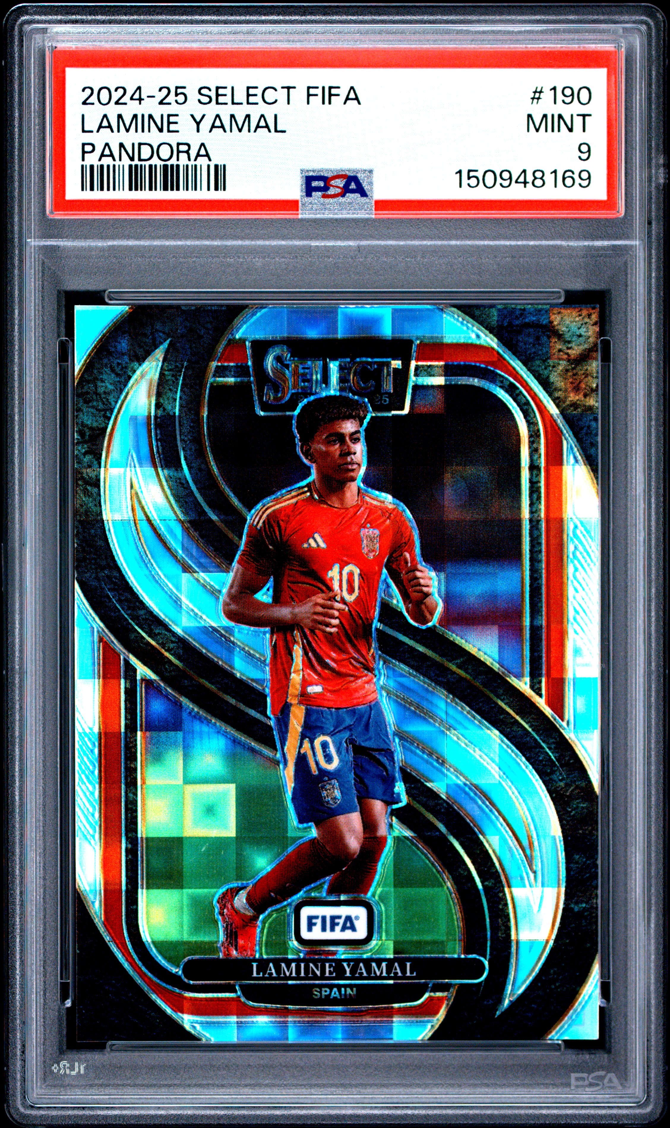 2024 #190 Lamine Yamal PSA 9 Panini Select Fifa