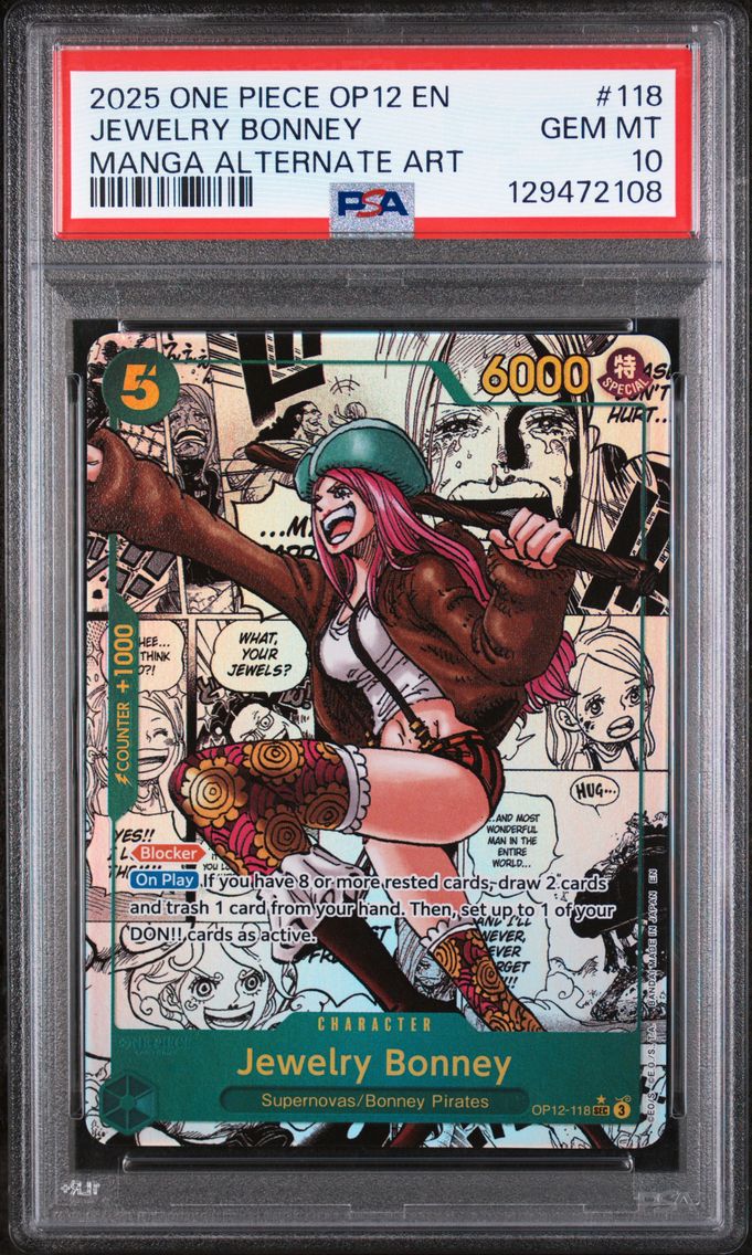 2025 #118 Jewelry Bonney PSA 10