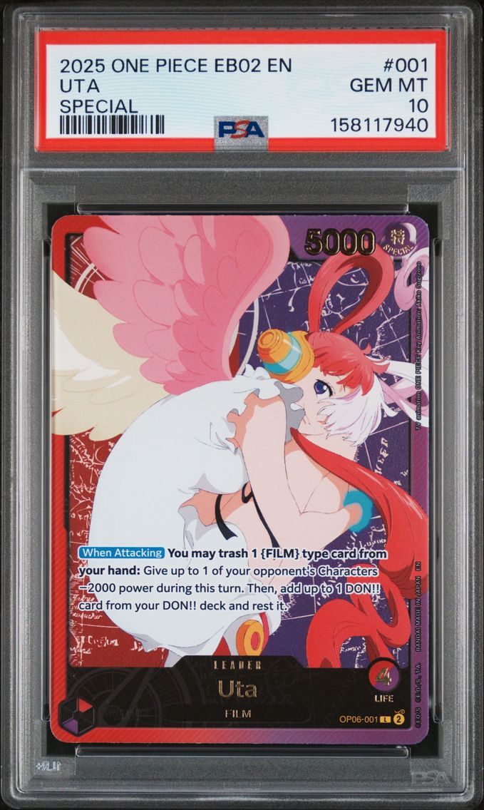 2025 #001 Uta PSA 10 One Piece E