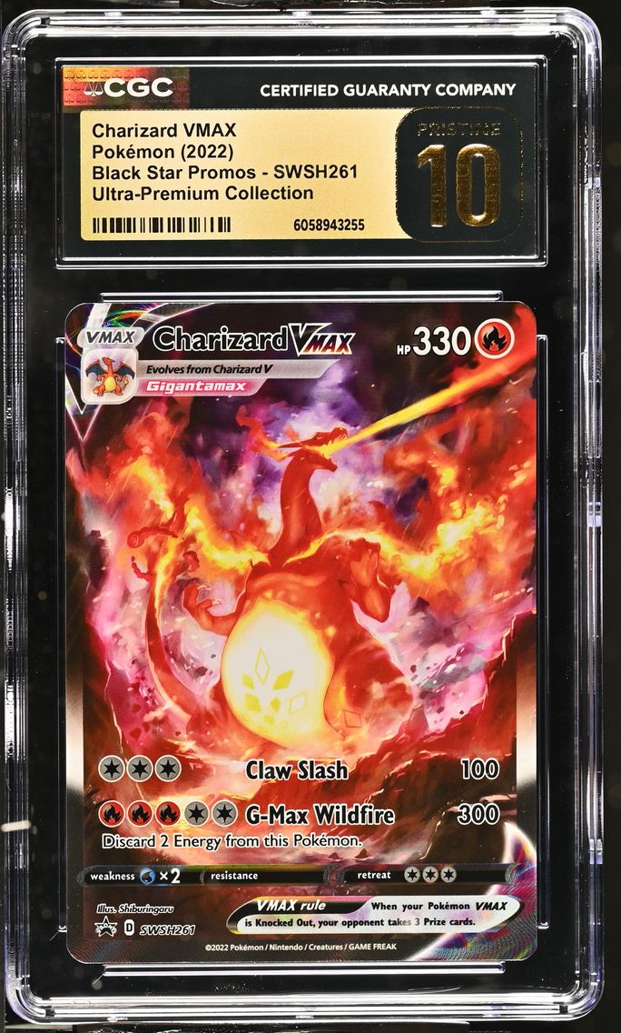 2022 #SWSH261 Charizard VMAX CGC 10 Pristine Black Star Promos - Sword & Shield - English