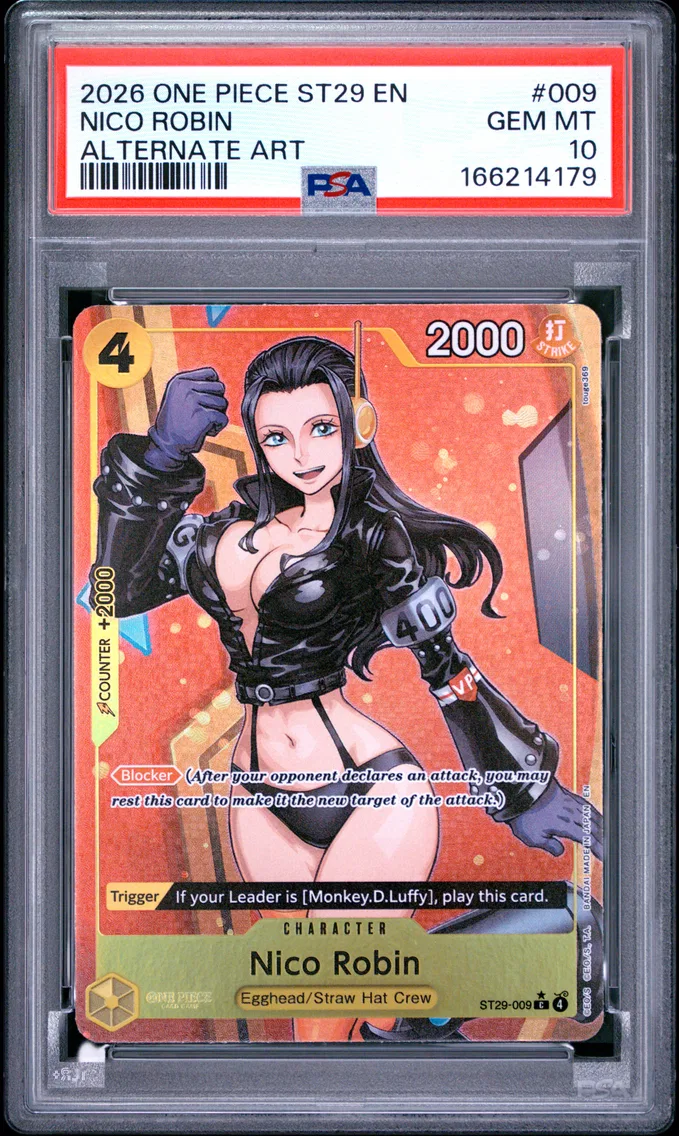 2026 #009 Nico Robin PSA 10 One Piece Starter Deck ST29-Egghead