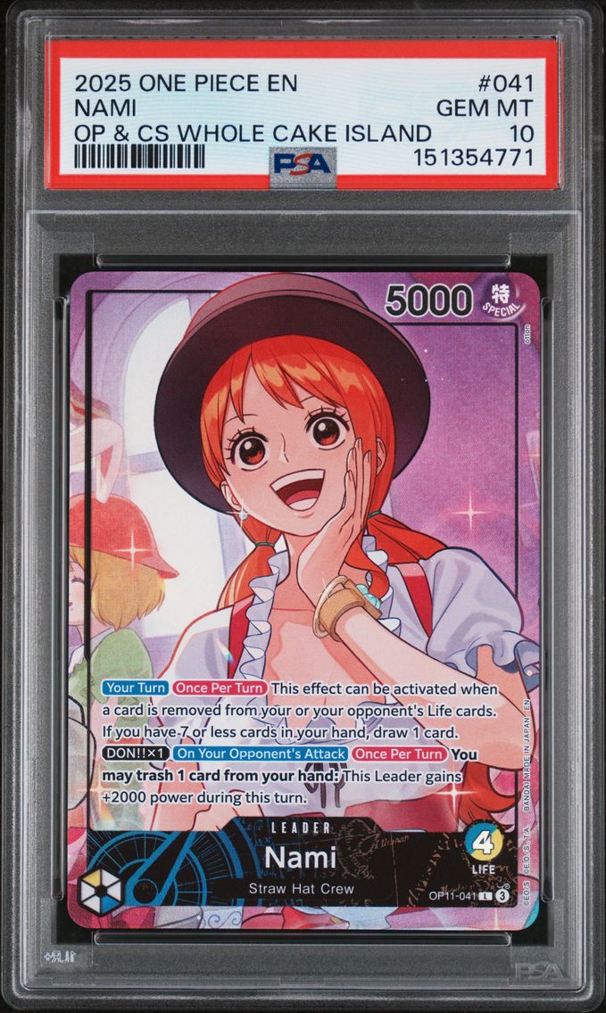 2025 #041 Nami PSA 10 Promos One