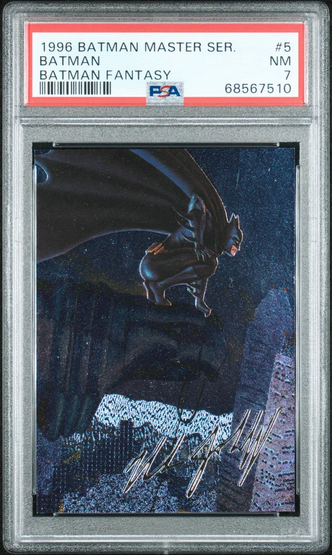 1996 #5 Batman PSA 7 Skybox Batman Master Series Batman Fantasy