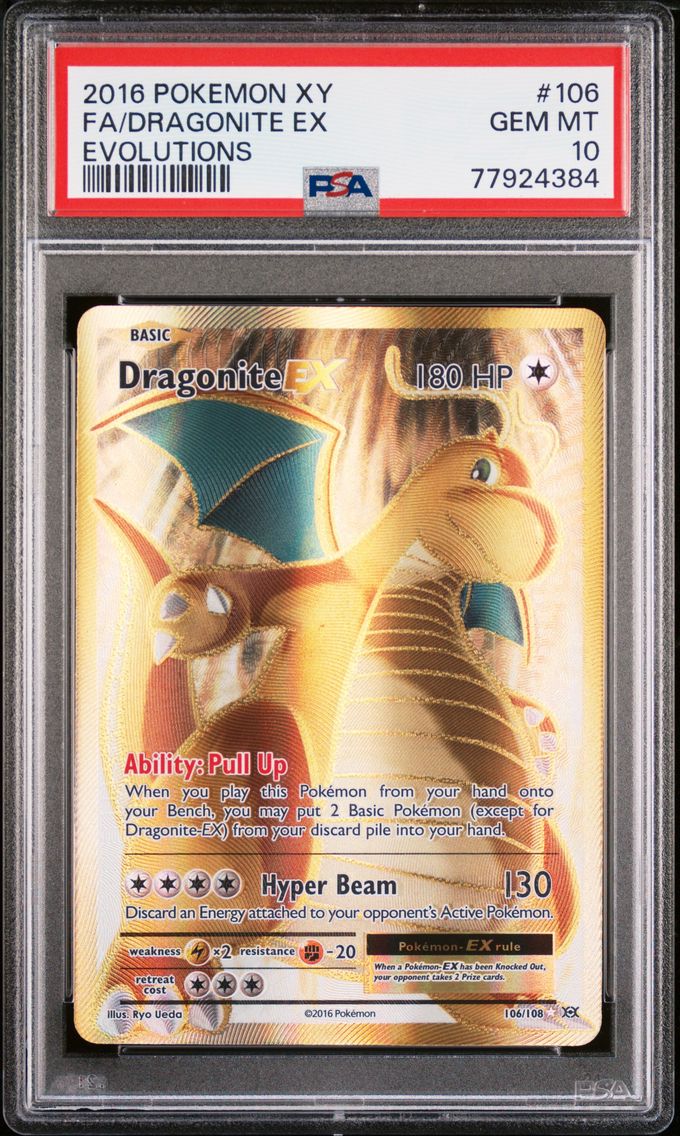 2016 #106 Full Art/Dragonite EX 