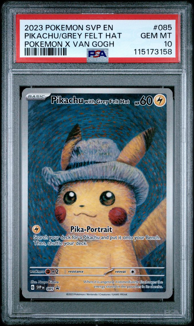 2023 #085 Pikachu With Grey Felt