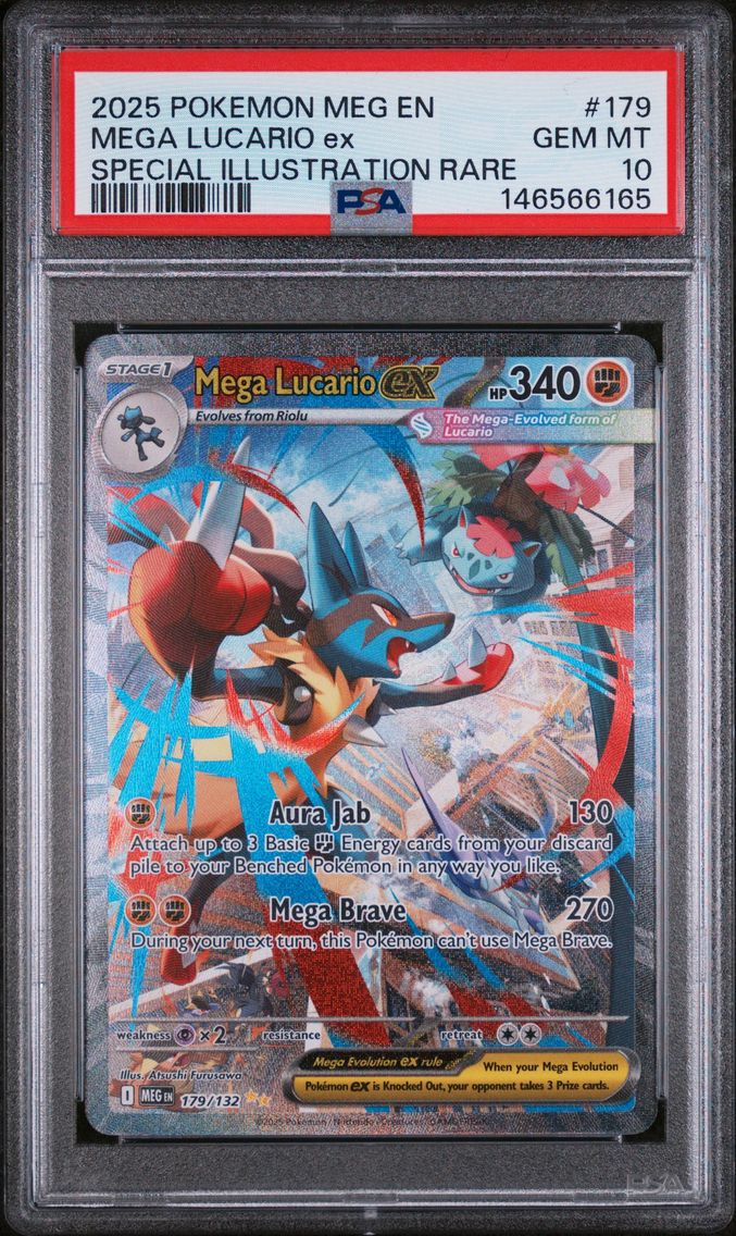 2025 #179 Mega Lucario EX PSA 10