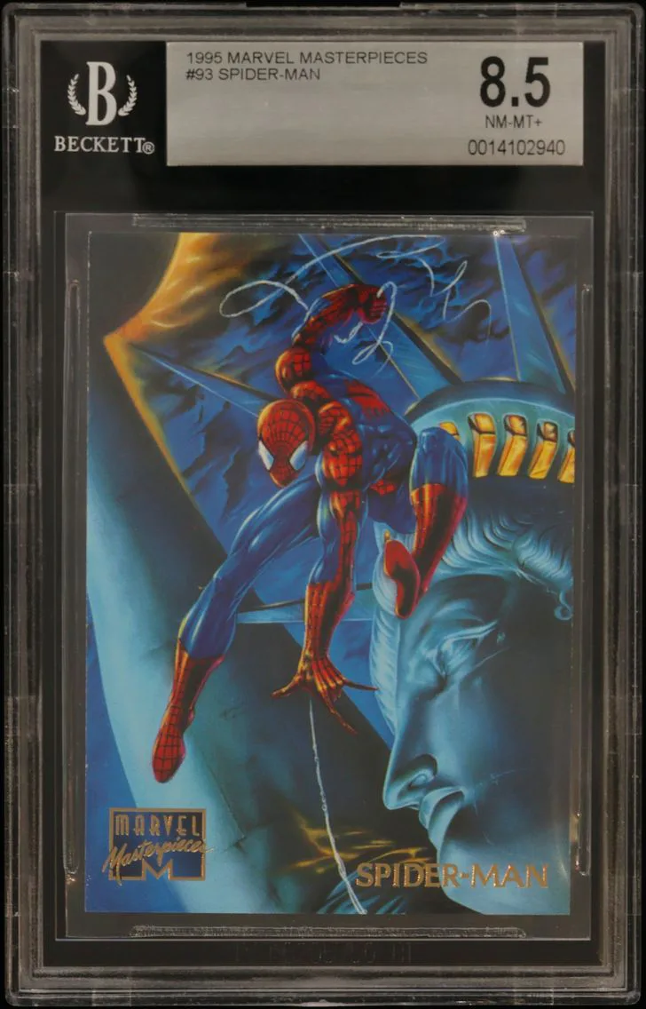 1995 #93 Spider-Man BGS 8.5 Fleer Marvel Masterpieces