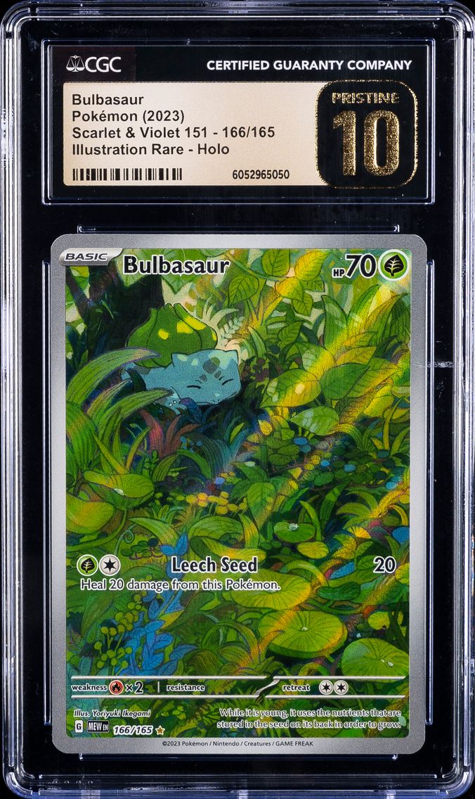 2023 #166 Bulbasaur CGC 10 Prist