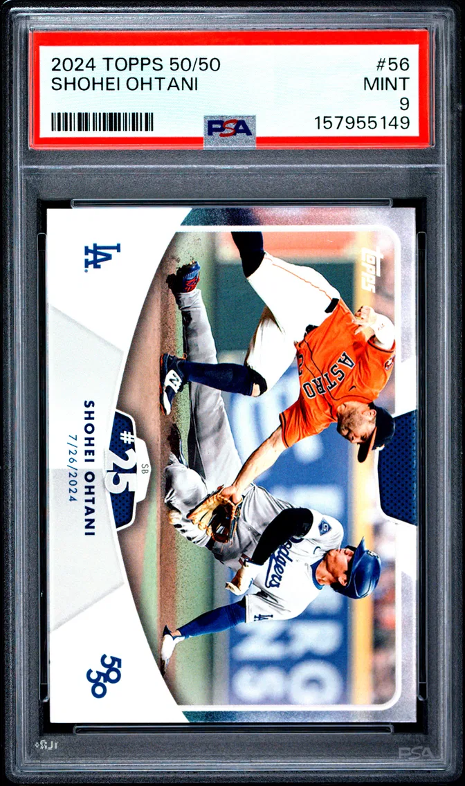 2024 #56 Shohei Ohtani PSA 9 Topps 50/50 Shohei Ohtani
