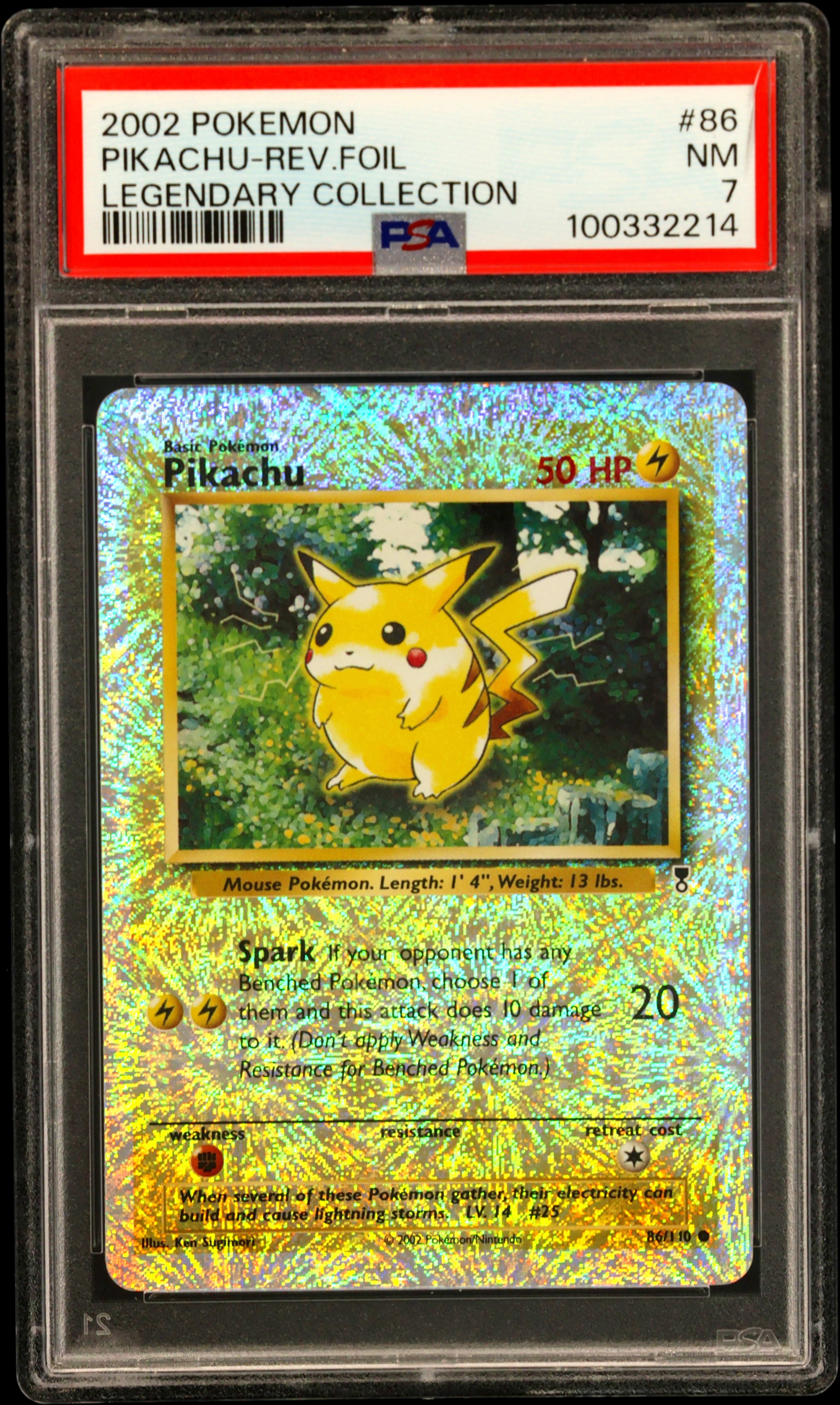 Pikachu-Reverse Foil