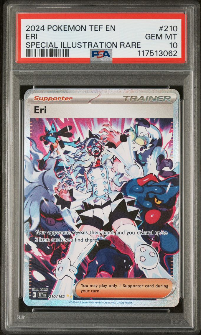 2024 #210 Eri PSA 10 Tef EN-Temporal Forces