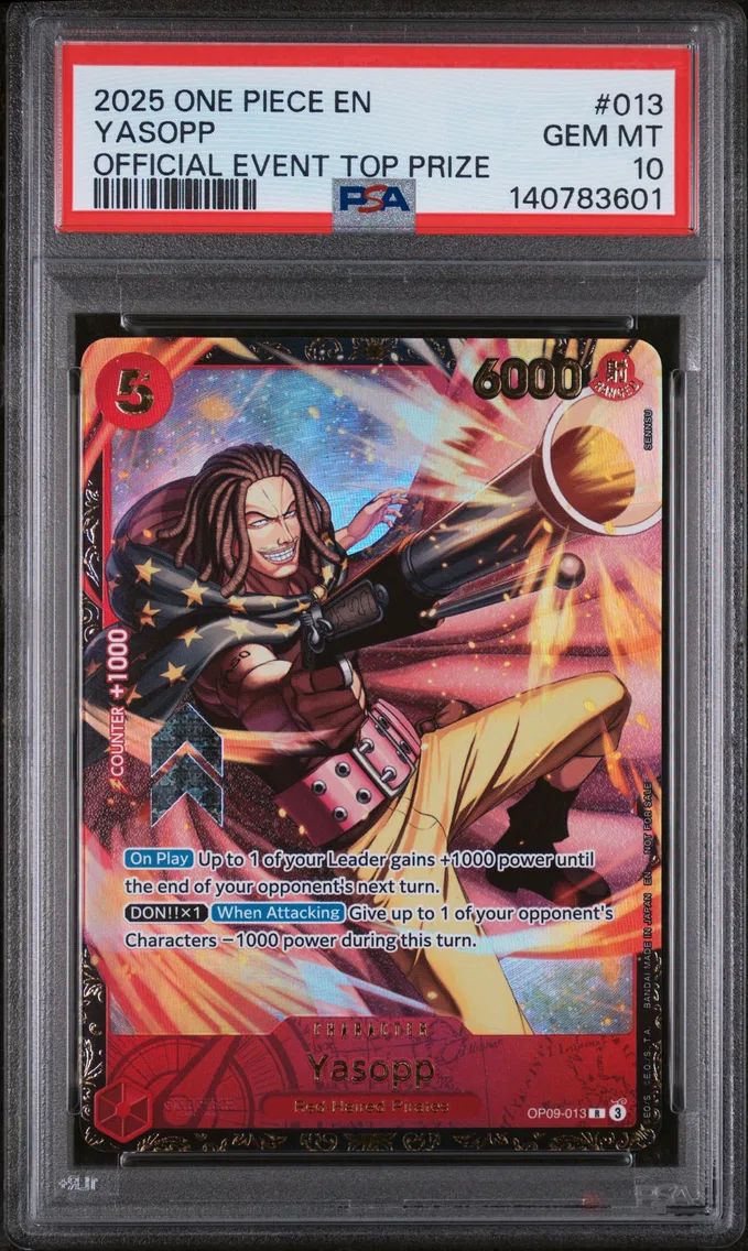 2025 #013 Yasopp PSA 10 One Piece Promos