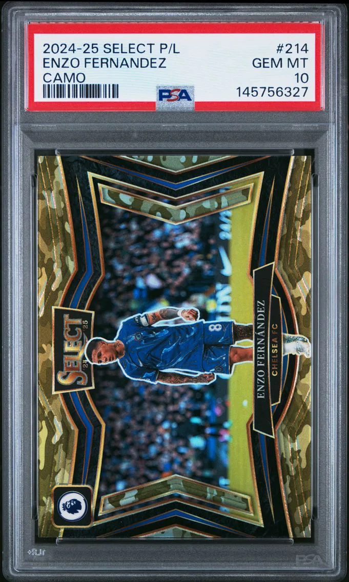 2024 #214 Enzo Fernandez PSA 10 Panini Select Premier League