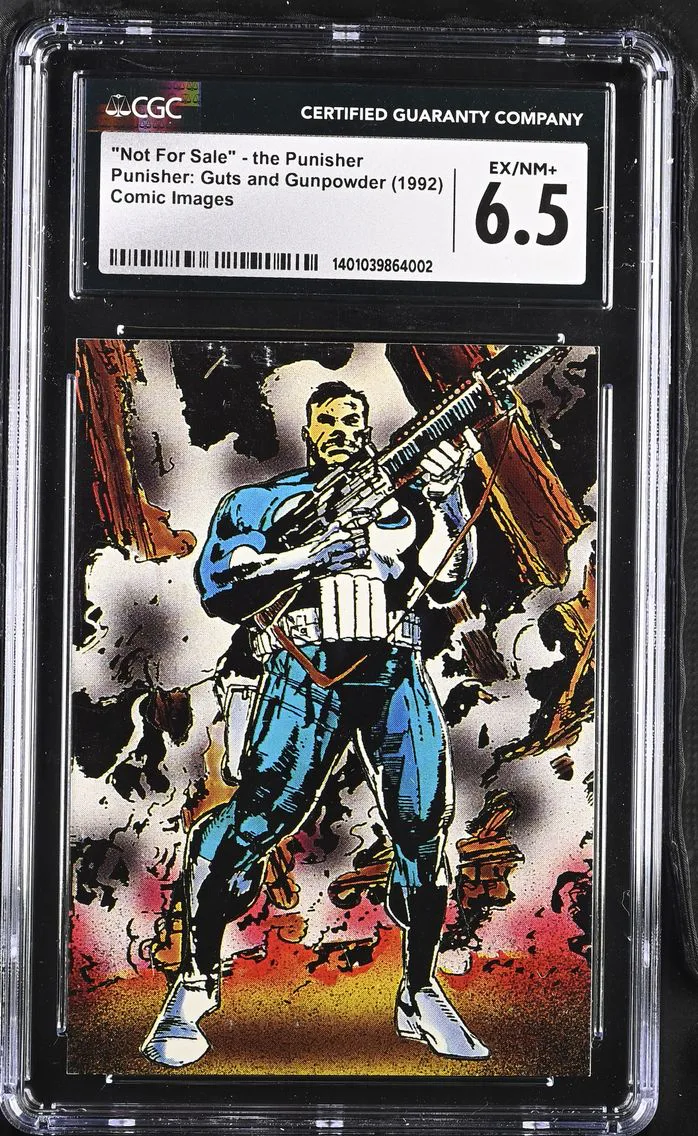 1992 #NA "Not For Sale" - the Punisher CGC 6.5 Punisher: Guts and Gunpowder - English