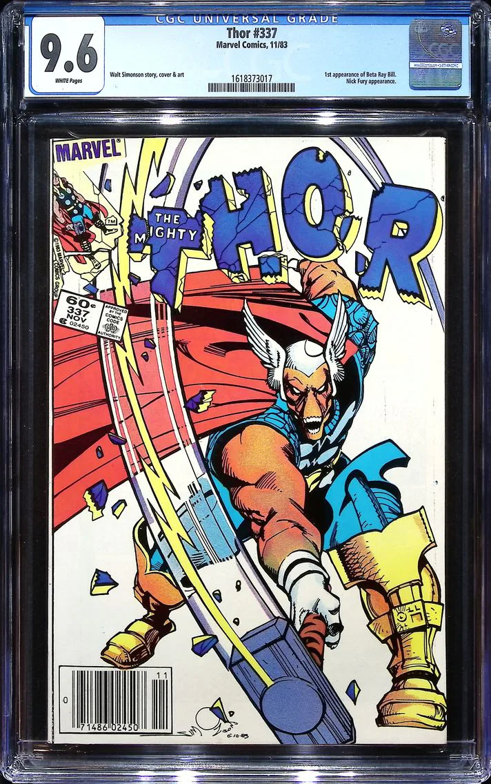 1983 Thor #337 CGC 9.6 Marvel Comics