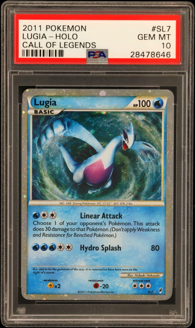 2011 #SL7 Lugia-Holo PSA 10 Call