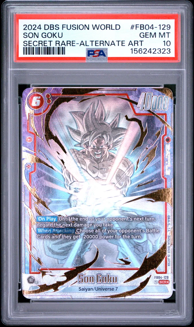 2024 #FB04-129 Son Goku PSA 10 Dragon Ball Super Card Game Fusion World Ultra Limit