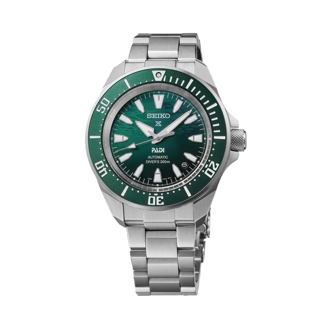 Seiko SRPL53 Prospex Mechanical Diver's PADI Edition 41.7mm - Green on Bracelet