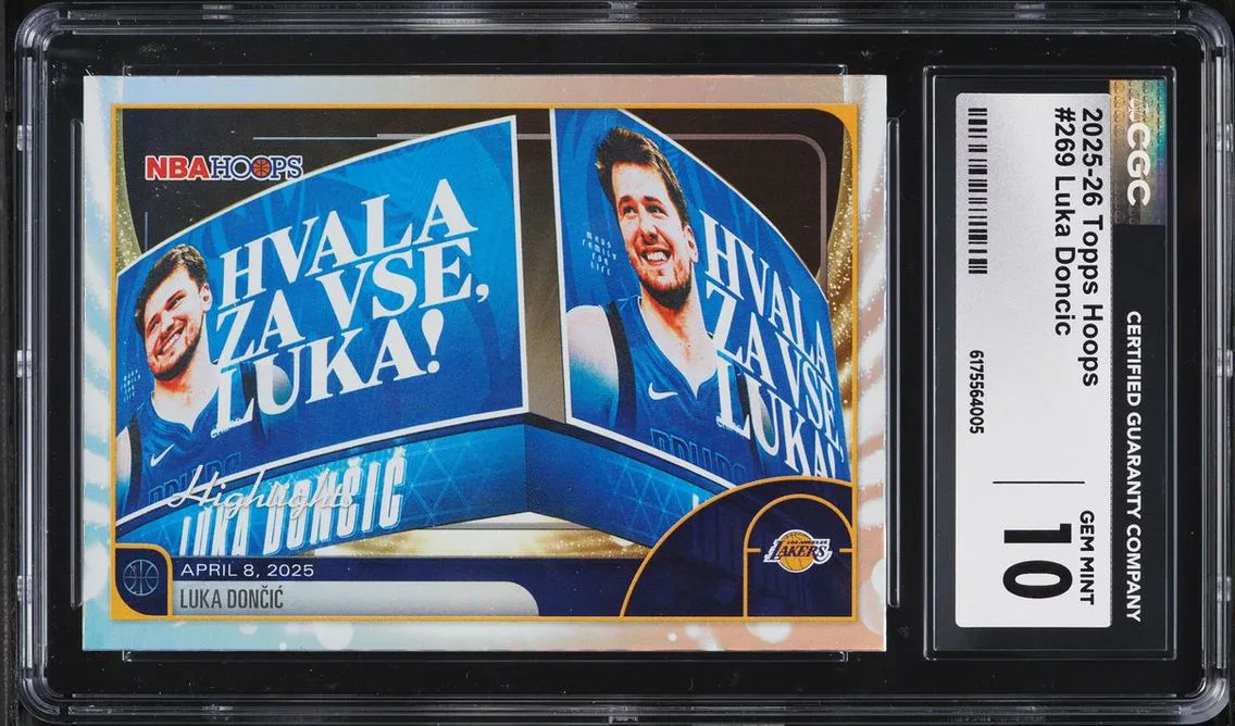 2025 Hoops Luka Doncic #269 CGC 10 GEM MINT