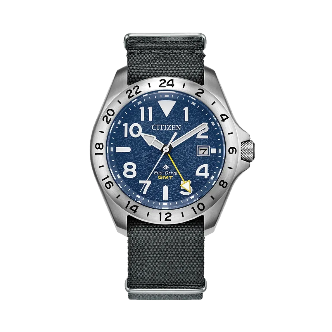 Citizen Promaster Land GMT 39.5mm - Blue on Fabric Strap