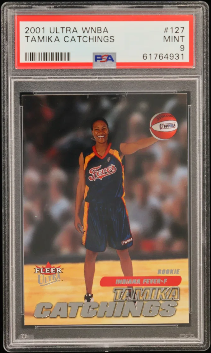 2001 #127 Tamika Catchings PSA 9 Ultra WNBA