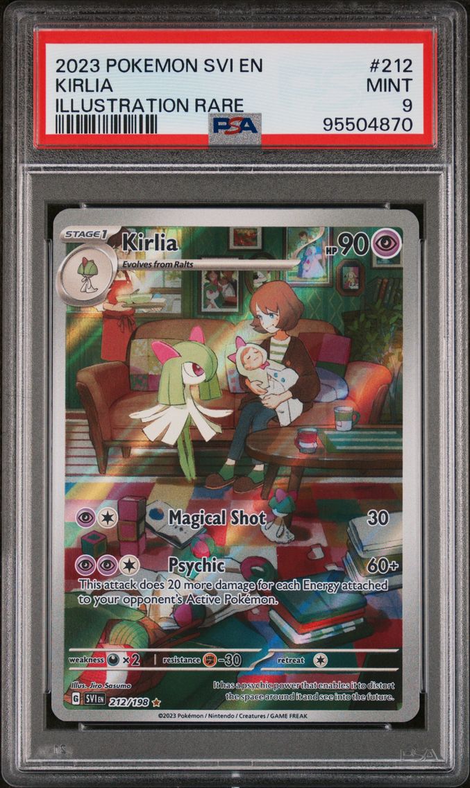 2023 #212 Kirlia PSA 9 Svi EN-Sc