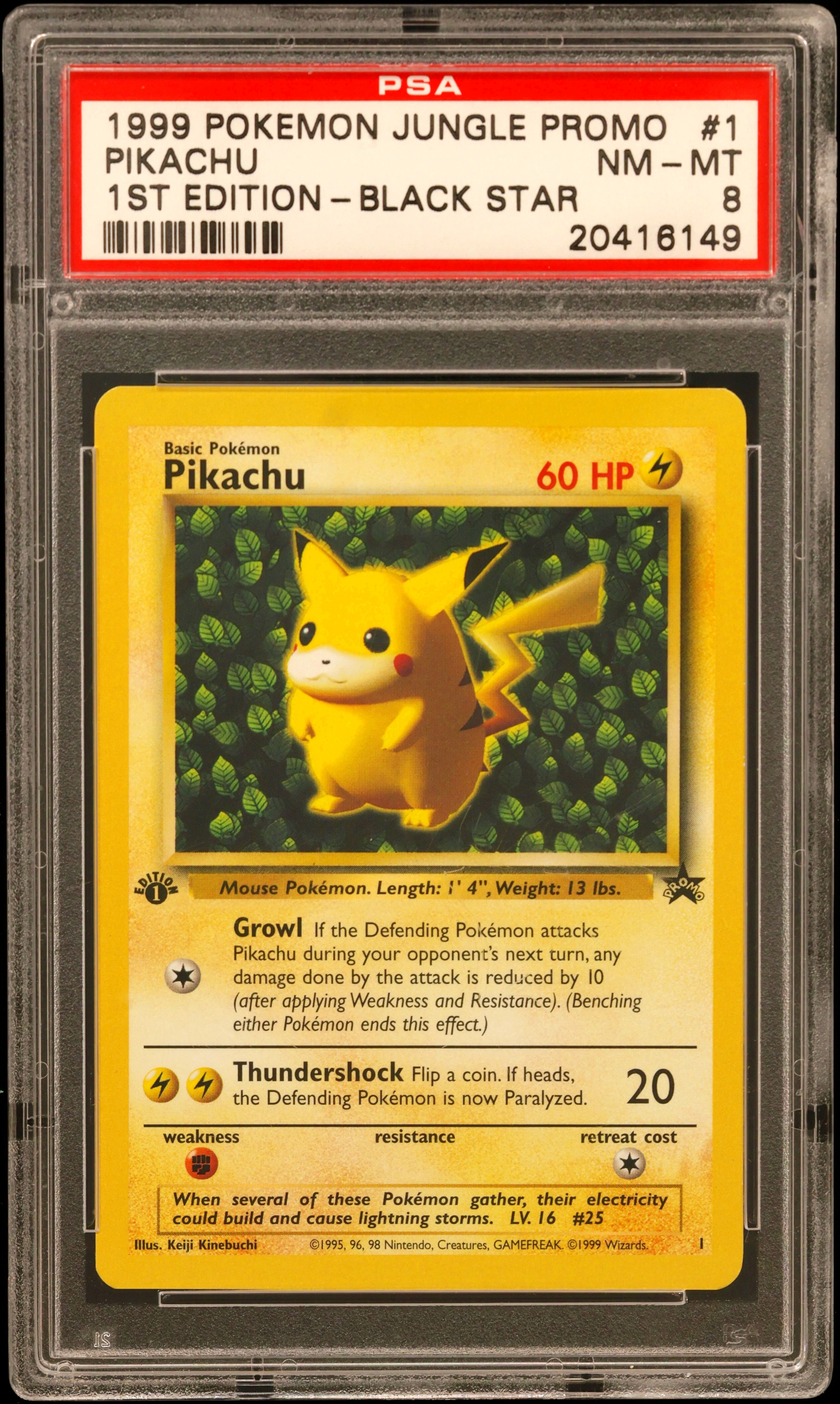 Pikachu 1st Edition