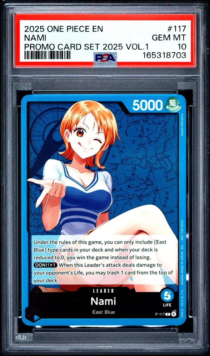 2025 #117 Nami PSA 10 One Piece Promos