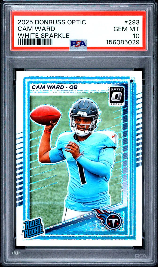 2025 #293 Cam Ward PSA 10 Panini Donruss Optic
