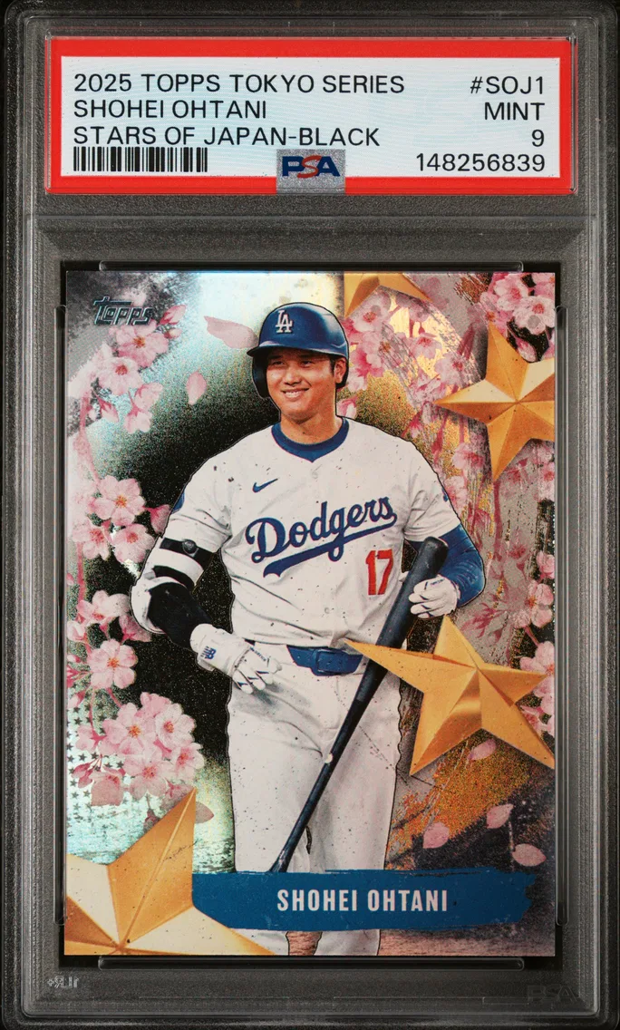 2025 #SOJ1 Shohei Ohtani PSA 9 Topps Tokyo Series Stars of Japan