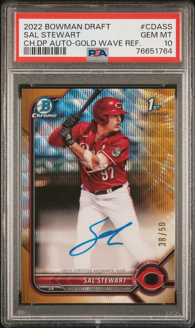 2022 #CDASS Sal Stewart PSA 10 B
