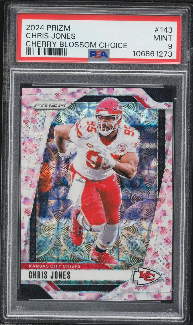 2024 #143 Chris Jones PSA 9 Panini Prizm Football