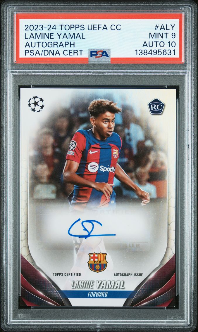 2023 #ALY Lamine Yamal PSA 9 Top
