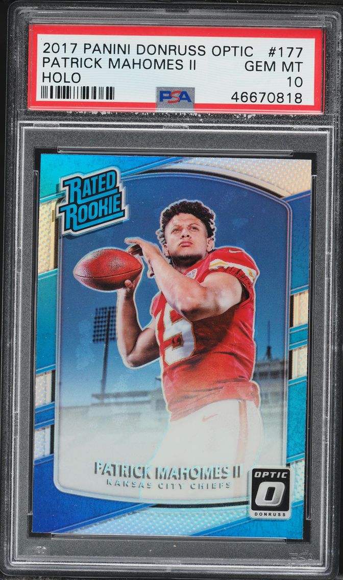 2017 #177 Patrick Mahomes II PSA