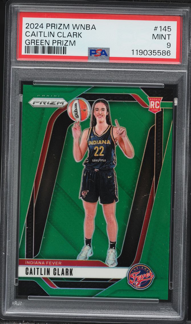 2024 #145 Caitlin Clark PSA 9 Pa