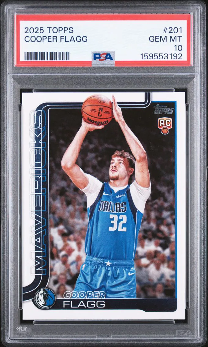 2025 #201 Cooper Flagg PSA 10 Topps